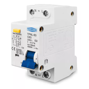 TOMZN Residual Current Circuit Breaker RCBO TPNL63A